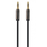 Cablu stereo Gembird CCAP-444-0.75M, 3.5mm jack - 3.5mm jack, 0.75m, Black