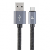 Cablu de date Gembird CCB-MUSB2B-AMCM-6, USB male - USB-C male, 1.8m, Black