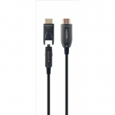 Cablu Gembird CCBP-HDMID-AOC-20M, HDMI - Displayport, 20m, Black