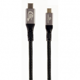 Cablu de date Gembird CCBP-USB3-CMCM100-1.5M, USB-C male - USB-C male, 1.5m, Black