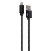 Cablu de date Gembird CCDB-MUSB2B-AMLM-6, USB-A - Lightning, 1.8m, Black