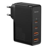 Incarcator retea Baseus GaN2 Pro CCGAN2P-L01, 2x USB-C + 2x USB, 5A, Black