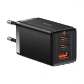 Incarcator retea Baseus GaN5 PRO, 1x USB-A, 2x USB-C, 65W, Black