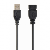 Cablu Gembird CCP-USB2-AMAF-0.15M, USB 2.0 female - USB 2.0 male, 15m, Black