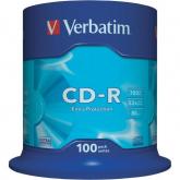 CD-R Verbatim 52x, 700MB, 100 buc