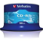 CD-R Verbatim 52X, 700MB, 50 buc, Extra Protection Spindle