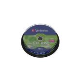 CD-RW Verbatim 12X, 700MB, 10buc, Spindle