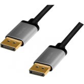 Cablu Logilink CDA0100, DisplayPort male - DisplayPort male, 1m, Black