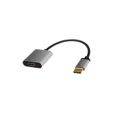 Adaptor Logilink CDA0108, DisplayPort male - HDMI female, 0.15m, Gray