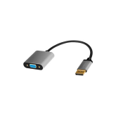 Adaptor Logilink CDA0109, DisplayPort female - VGA female, 0.15m, Gray