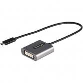 Adaptor Startech CDP2DVIEC, USB-C - DVI, Gray