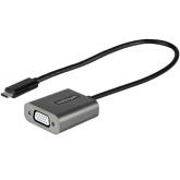 Adaptor Startech CDP2VGAEC, USB-C - VGA, 0.3m, Black