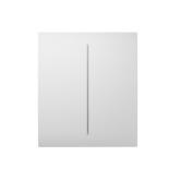 Buton releu Ajax CenterButton 2-gang, White