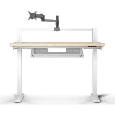 Birou gaming Corsair Platform:4 Elevate, Pine-White