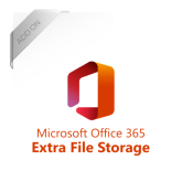 Microsoft Office 365 Extra File Storage, 1 GB, 1 User, Subscriptie Anuala, Plata Anuala