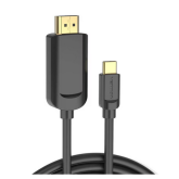 Cablu Vention CGUBG, HDMI male - USB-C male, 1.5 m, Black