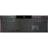 Tastatura Wireless Corsair K100 AIR Wireless, RGB LED, USB Wireless/Bluetooth, Black