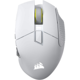 Mouse Optic Corsair Scimitar elite, RGB LED, USB/USB Wireless/Bluetooth, White
