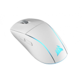 Mouse Optic Gaming CR M75, RGB LED, USB/USB Wireless/Bluetooth, White