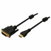Adaptor Logilink CH0004, DVI-D - HDMI, 2m, Black