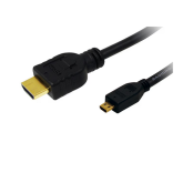 Cablu Logilink CH0032, micro HDMI male - HDMI male, 2 m, Black