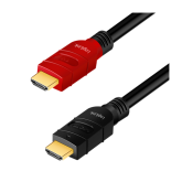 Cablu Logilink CHV0101, HDMI male - HDMI male, 15 m, Black-Red