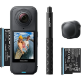 Bundle Camera video actiune Insta360 X4 Air, Graphite Black + Kit accesorii