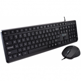 Kit V7 CKU350US - Tastatura, USB, Black + Mouse Optic, USB, Black