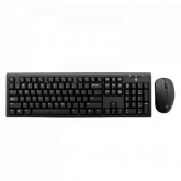 Kit Wireless V7 CKW200UK - Tastatura, Layout UK, USB, Black + Mouse Optic, USB, Black