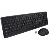 Kit V7 CKW350US - Tastatura, USB Wireless, Black + Mouse Optic V7, USB Wireless, Black