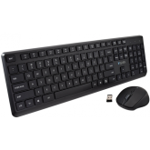 Kit Wireless V7 CKW350US - Tastatura, USB Wireless, Black + Mouse Optic V7, USB Wireless, Black
