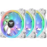 Kit Ventilatoare Thermaltake TT Premium Snow White Swafan 14 RGB, 140 mm, 3 bucati