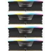 Kit Memorie Corsair Vengeance RGB Black Intel XMP 3.0, 128GB, DDR5-5600MHz, CL40, Quad Channel