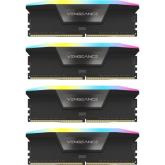 Kit Memorie Corsair Vengeance RGB Black Intel XMP 3.0, 128GB, DDR5-5600MHz, CL40, Quad Channel