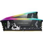 Kit Memorie Corsair VENGEANCE RGB AMD EXPO/Intel XMP 3.0, 32GB, DDR5-6400 MHz, CL32, Dual Channel