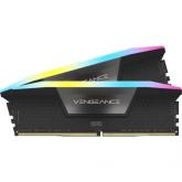 Kit Memorie Corsair Vengeance RGB, 64GB, DDR5-6000MHz, CL40, Dual Channel