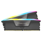 Kit Memorie Corsair Vengeance RGB Gray AMD EXPO/XMP 3.0, 96 GB, DDR5-6000 MHz, CL30, Dual Channel