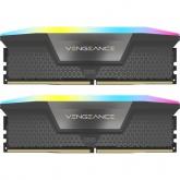 Kit Memorie Corsair Vengeance RGB Black Intel XMP 3.0, 96GB, DDR5-6600MHz, CL32, Dual Channel