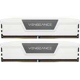 Kit Memorie Corsair Vengeance White AMD EXPO, 32GB, DDR5-6000MHz, CL30, Dual Channel