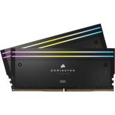 Kit Memorie Corsair Dominator Titanium RGB Black Intel XMP 3.0 32GB, DDR5-6000MHz, CL30, Dual Channel