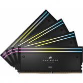Kit Memorie Corsair Dominator Titanium RGB Black Intel XMP 3.0 64GB, DDR5-6000MHz, CL36, Quad Channel