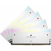 Kit Memorie Corsair Dominator Titanium RGB White Intel XMP 3.0 64GB, DDR5-6400MHz, CL32, Quad Channel