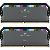 Kit Memorie Corsair Dominator Platinum RGB Grey AMD EXPO 64GB, DDR5-5600MHz, CL40, Dual Channel