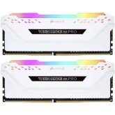 Kit Memorie Corsair Vengeance RGB PRO White Intel XMP 2.0 16GB, DDR4-3200 MHz, CL 16, Dual Channel