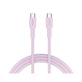 Cablu de date Canyon OnWire 60CL, USB-C - USB-C, 1 m, Pink