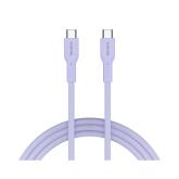 Cablu de date Canyon OnWire 60CL, USB-C - USB-C, 1 m, Purple