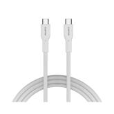 Cablu de date Canyon OnWire 60CL, USB-C - USB-C, 1 m, White