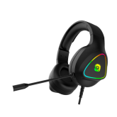 Casti cu microfon Canyon Shadder GH-6, USB-A/3.5mm jack, Black