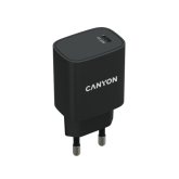 Incarcator retea Canyon H-20-02, 1x USB-C, 3A, Black