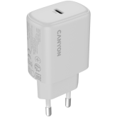 Incarcator retea Canyon OnCharge 250, 1 x USB-C, 12 V, 3 A, 25 W, White